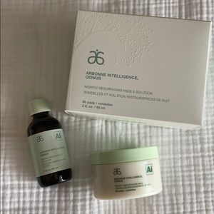 Arbonne nightly resurfacing pads and solution